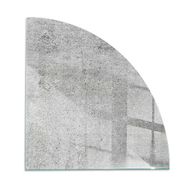 Plaque verre pour poêle quartier Texture de béton brut
