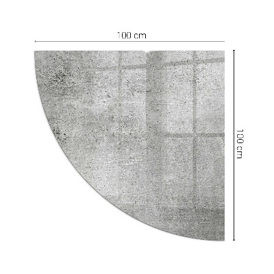 Plaque verre pour poêle quartier Texture de béton brut