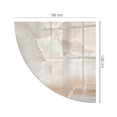 Plaque de verre pour cheminée quartier Motif en pierre naturelle