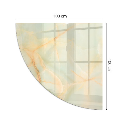 Plaque verre pour poêle quartier Motif de marbre abstrait