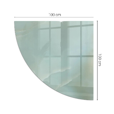 Plaque verre pour poêle quartier Motif de marbre délicat