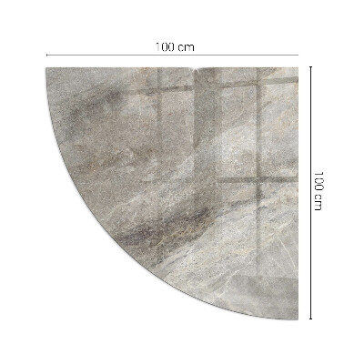 Plaque de verre pour cheminée quartier Motif en pierre naturelle