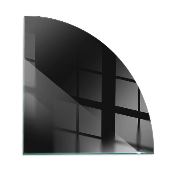 Plaque de verre pour cheminée quartier Couleur Graphite foncé