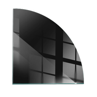 Plaque de verre pour cheminée quartier Couleur Graphite foncé