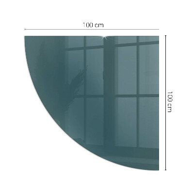 Plaque verre pour poêle quartier Couleur de la mer