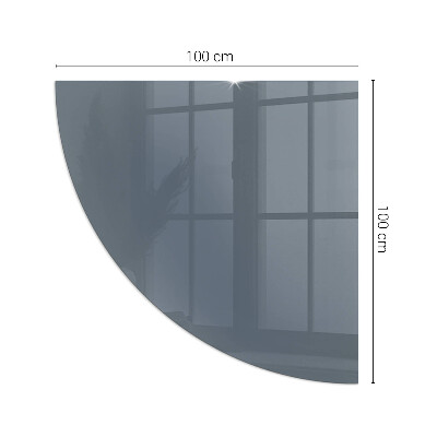 Plaque de verre pour cheminée quartier Couleur bleu foncé