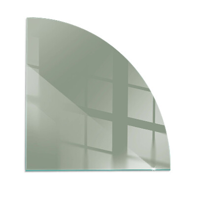 Plaque de verre pour cheminée quartier Couleur gris-vert