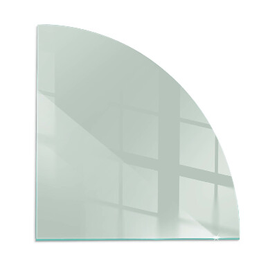 Plaque de verre pour cheminée quartier Couleur vert clair