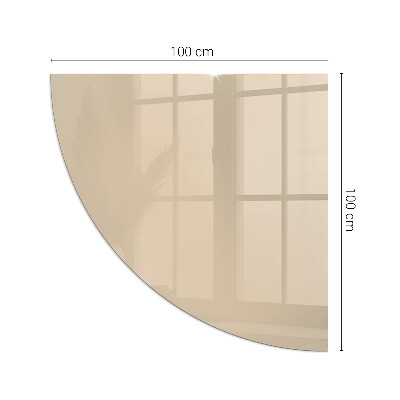 Plaque de verre pour cheminée quartier Couleur Beige