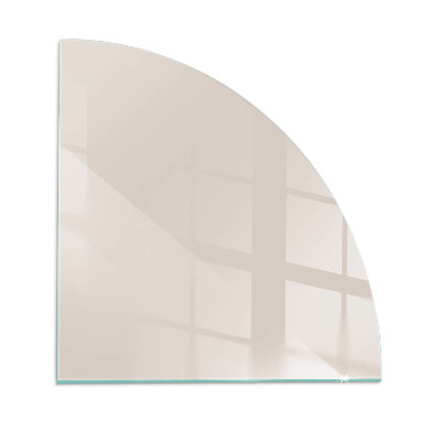 Plaque de verre pour cheminée quartier Couleur rose pâle