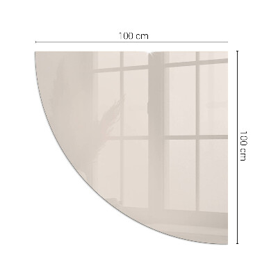 Plaque de verre pour cheminée quartier Couleur rose pâle