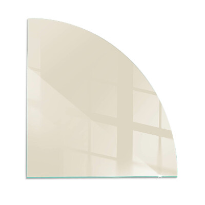Plaque de verre pour cheminée quartier Couleur Beige