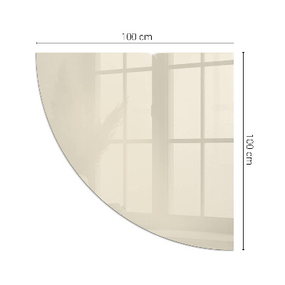 Plaque de verre pour cheminée quartier Couleur Beige