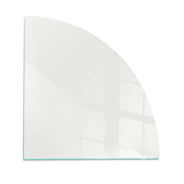Plaque de verre pour cheminée quartier Couleur Ivoire