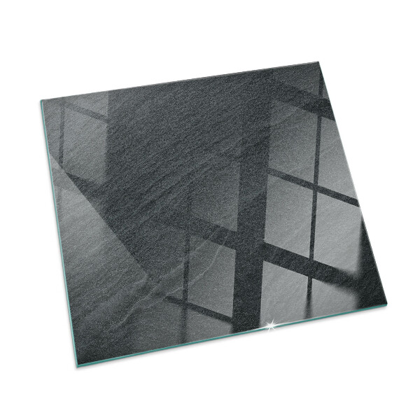 Plaque verre pour poêle rectangulaire Texture de pierre naturelle