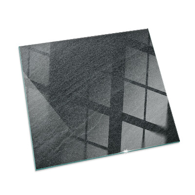 Plaque verre pour poêle rectangulaire Texture de pierre naturelle
