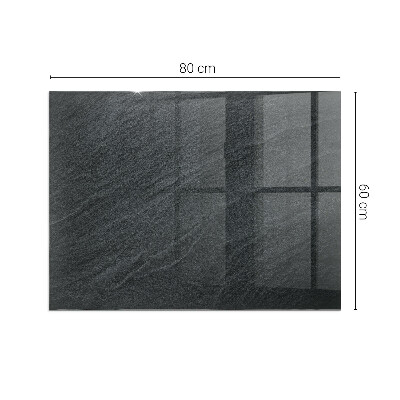 Plaque verre pour poêle rectangulaire Texture de pierre naturelle