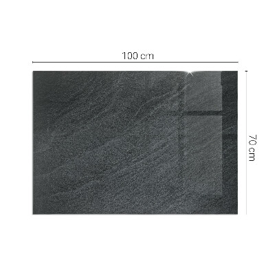 Plaque verre pour poêle rectangulaire Texture de pierre naturelle