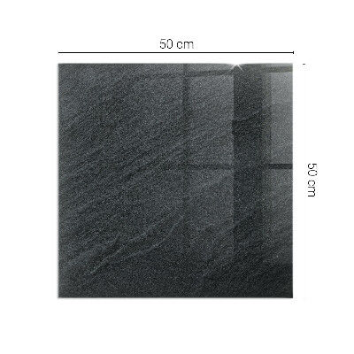 Plaque verre pour poêle rectangulaire Texture de pierre naturelle