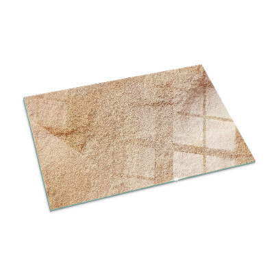 Plaque de sol en verre pour poêle rectangulaire Texture de pierre naturelle
