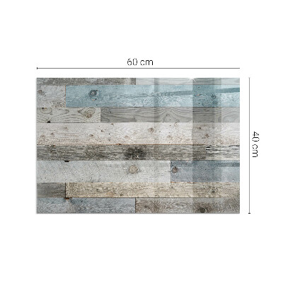 Plaque de sol en verre pour poêle rectangulaire Des planches de différentes nuances