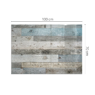 Plaque de sol en verre pour poêle rectangulaire Des planches de différentes nuances