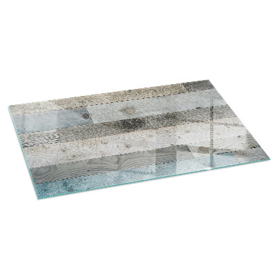 Plaque de sol en verre pour poêle rectangulaire Des planches de différentes nuances