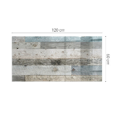 Plaque de sol en verre pour poêle rectangulaire Des planches de différentes nuances