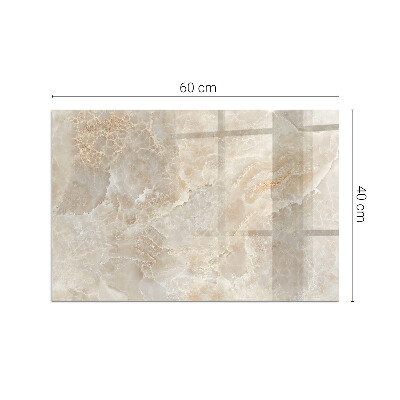 Plaque de sol en verre pour poêle rectangulaire Motif en pierre naturelle