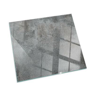 Plaque de sol en verre pour poêle rectangulaire Texture de surface brute