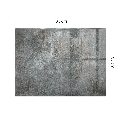 Plaque de sol en verre pour poêle rectangulaire Texture de surface brute