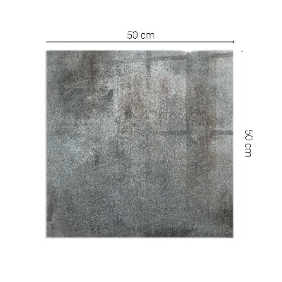 Plaque de sol en verre pour poêle rectangulaire Texture de surface brute