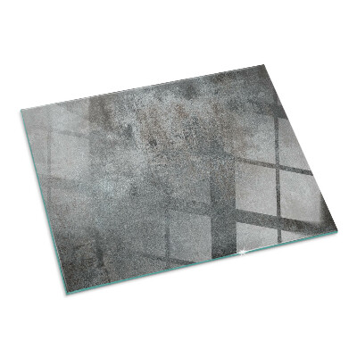 Plaque de sol en verre pour poêle rectangulaire Texture de surface brute