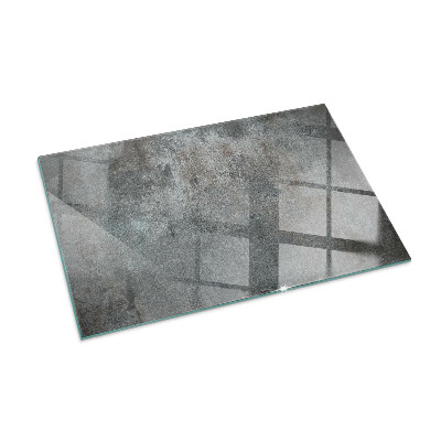 Plaque de sol en verre pour poêle rectangulaire Texture de surface brute