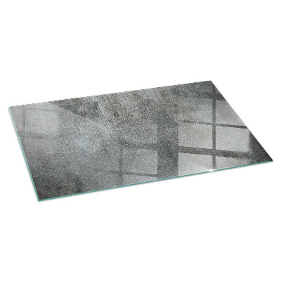 Plaque de sol en verre pour poêle rectangulaire Texture de surface brute
