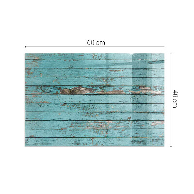 Plaque de sol en verre pour poêle rectangulaire Planches de style rustique