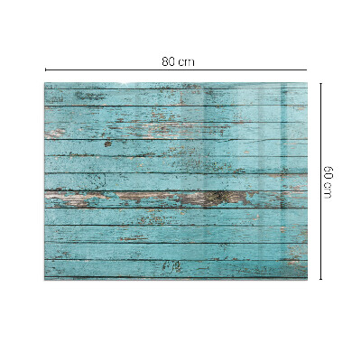 Plaque de sol en verre pour poêle rectangulaire Planches de style rustique