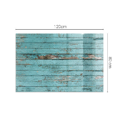 Plaque de sol en verre pour poêle rectangulaire Planches de style rustique