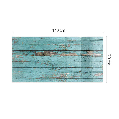 Plaque de sol en verre pour poêle rectangulaire Planches de style rustique