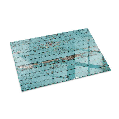 Plaque de sol en verre pour poêle rectangulaire Planches de style rustique