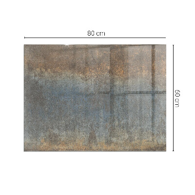Plaque verre pour poêle rectangulaire Motif de texture abstrait