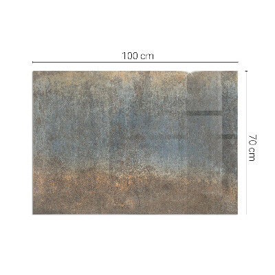 Plaque verre pour poêle rectangulaire Motif de texture abstrait