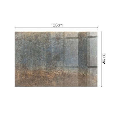 Plaque verre pour poêle rectangulaire Motif de texture abstrait