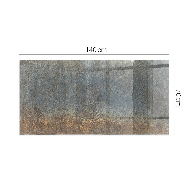 Plaque verre pour poêle rectangulaire Motif de texture abstrait
