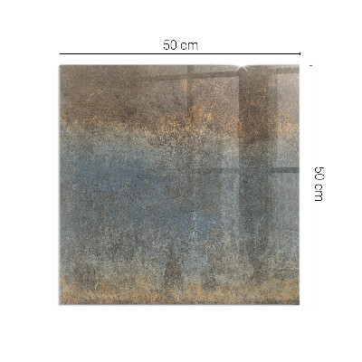 Plaque verre pour poêle rectangulaire Motif de texture abstrait