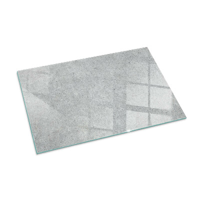 Plaque de sol en verre pour poêle rectangulaire Texture de béton brut