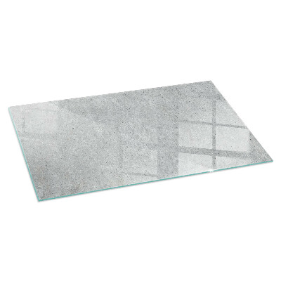 Plaque de sol en verre pour poêle rectangulaire Texture de béton brut