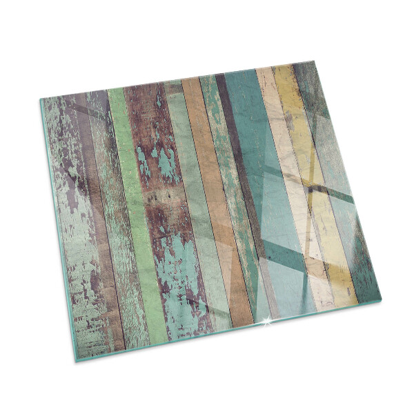 Plaque de sol en verre pour poêle rectangulaire Des planches de différentes nuances