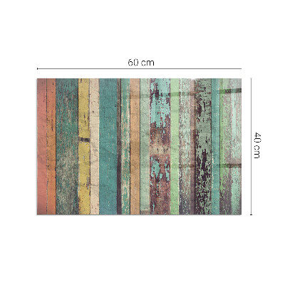 Plaque de sol en verre pour poêle rectangulaire Des planches de différentes nuances