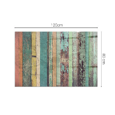 Plaque de sol en verre pour poêle rectangulaire Des planches de différentes nuances